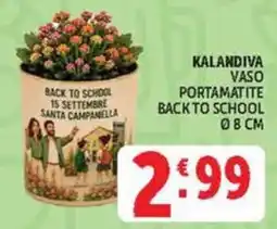 Deco Market Kalandiva vaso portamatite back to school offerta