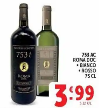 Deco Market 753 AC Roma DOC Rosso offerta