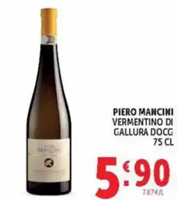 Deco Market Piero Mancini Vermentino di Gallura DOCG offerta
