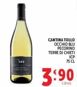 Deco Market Cantina Tollo Occhio Blu Pecorino Terre di Chieti IGP offerta
