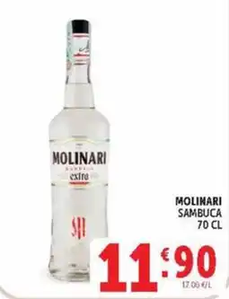 Deco Market Molinari Sambuca extra offerta