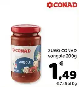 Conad Margherita Sugo conad vongole offerta