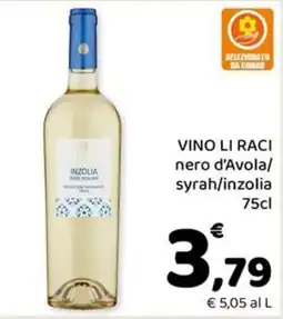 Conad Margherita Vino Li Raci offerta