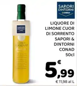 Conad Margherita Liquore di limone cuor di sorrento Sapori & Dintorni offerta