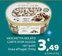 Conad Margherita Vaschetta gelato Carte d'Or Algida offerta