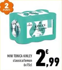 Conad Margherita Mini tonica Kinley classica/lemon offerta