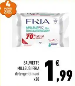 Conad Margherita Salviette milleusi fria detergenti mani offerta