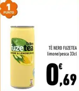 Conad Margherita Tè Nero Fuzetea offerta