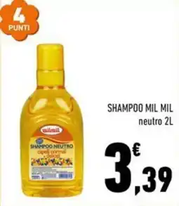 Conad Margherita Shampoo mil mil neutro offerta