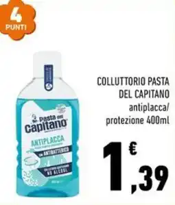 Conad Margherita Colluttorio pasta del capitano antiplacca offerta