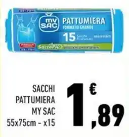 Conad Margherita Sacchi pattumiera my sac offerta