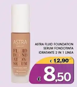 Deter Shop Astra fluid foundation serum fondotinta idratante 2 in 1 linea offerta