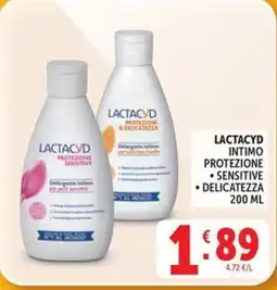 Deco Market Lactacyd intimo protezione sensitive delicatezza offerta