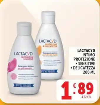 Deco Market Lactacyd intimo protezione sensitive delicatezza offerta