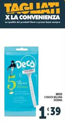 Deco Market Deco 5 Rasoi Bilama Donna offerta
