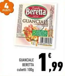 Conad Margherita Guanciale Beretta cubetti offerta