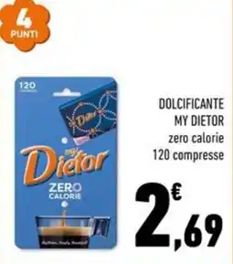 Conad Margherita Dolcificante My Dietor offerta