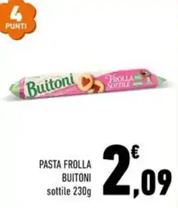 Conad Margherita Pasta frolla Buitoni sottile offerta