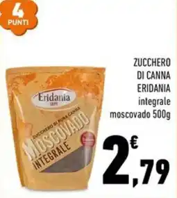 Conad Margherita Zucchero di canna Eridania integrale moscovado offerta