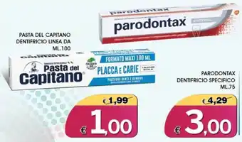 Pasta del Capitano dentifricio linea da