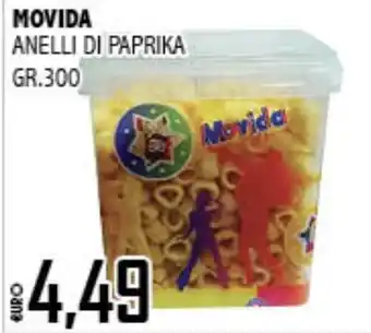 Movida anelli di paprika