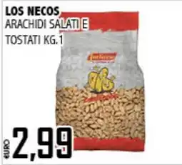 Big Food Los Necos arachidi salati e tostati offerta