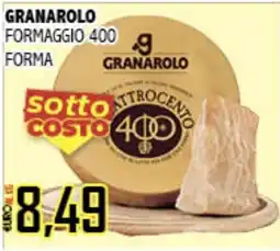 Big Food Formaggio 400 Granarolo offerta