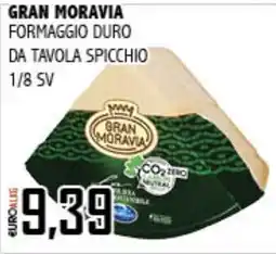 Big Food Formaggio duro da tavola spicchio Gran Moravia offerta