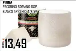 Big Food Pinna pecorino romano dop bianco spicchio offerta