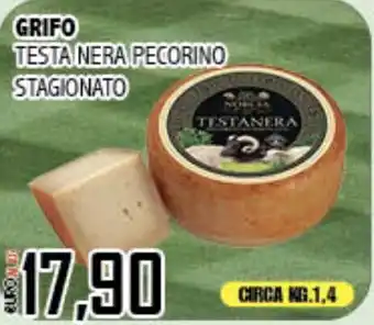 Big Food Grifo testa nera pecorino stagionato offerta