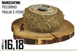 Big Food Nunziatini Pecorino Paglia e Fieno offerta