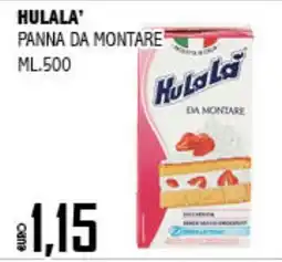 Big Food Hulala' panna da montare offerta