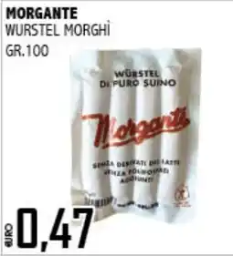 Big Food Wurstel Morgante offerta