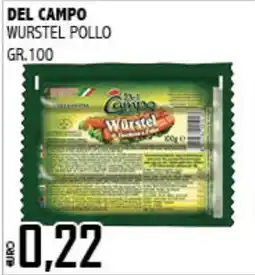 Big Food Del Campo Wurstel Pollo offerta