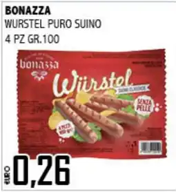 Big Food Bonassa Würstel puro suino offerta