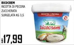 Big Food Ricocrem ricotta di pecora zuccherata offerta