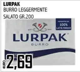 Big Food Lurpak burro leggermente salato offerta