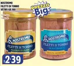 Big Food Nostromo filetti di tonno offerta