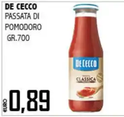 Big Food De Cecco passata di pomodoro offerta