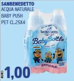 Big Food San Benedetto Acqua Naturale Baby Push offerta