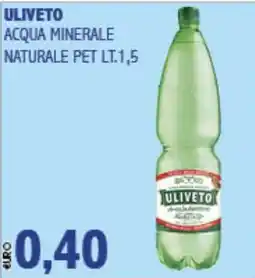 Big Food Acqua minerale naturale Uliveto offerta