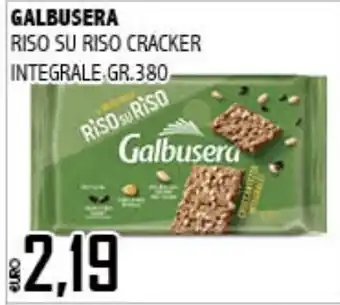 Big Food Riso su Riso cracker integrale Galbusera offerta
