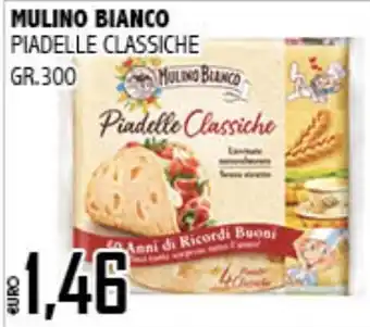 Big Food Piadelle classiche Mulino Bianco offerta