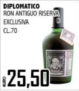 Big Food Diplomatico Ron Antiguo Riserva offerta
