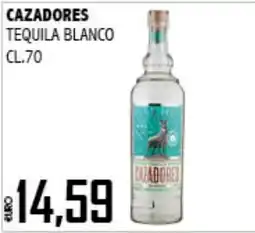 Big Food Cazadores tequila blanco offerta