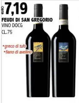 Big Food Feudi di San Gregorio Vino DOCG offerta