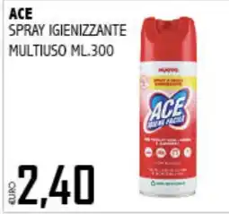 Big Food Spray igienizzante multiuso Ace offerta