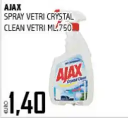 Big Food Ajax spray vetri crystal offerta