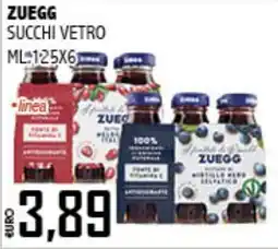 Big Food Succhi vetro Zuegg offerta