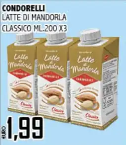 Big Food Latte di mandorla classico Condorelli offerta